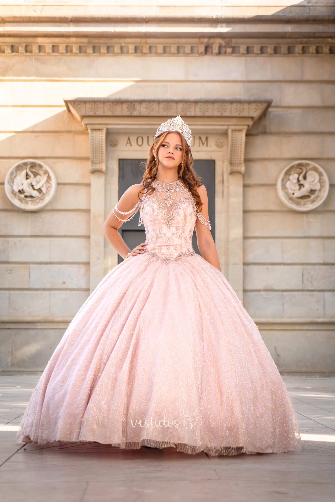 Vestido Leyre Rosa