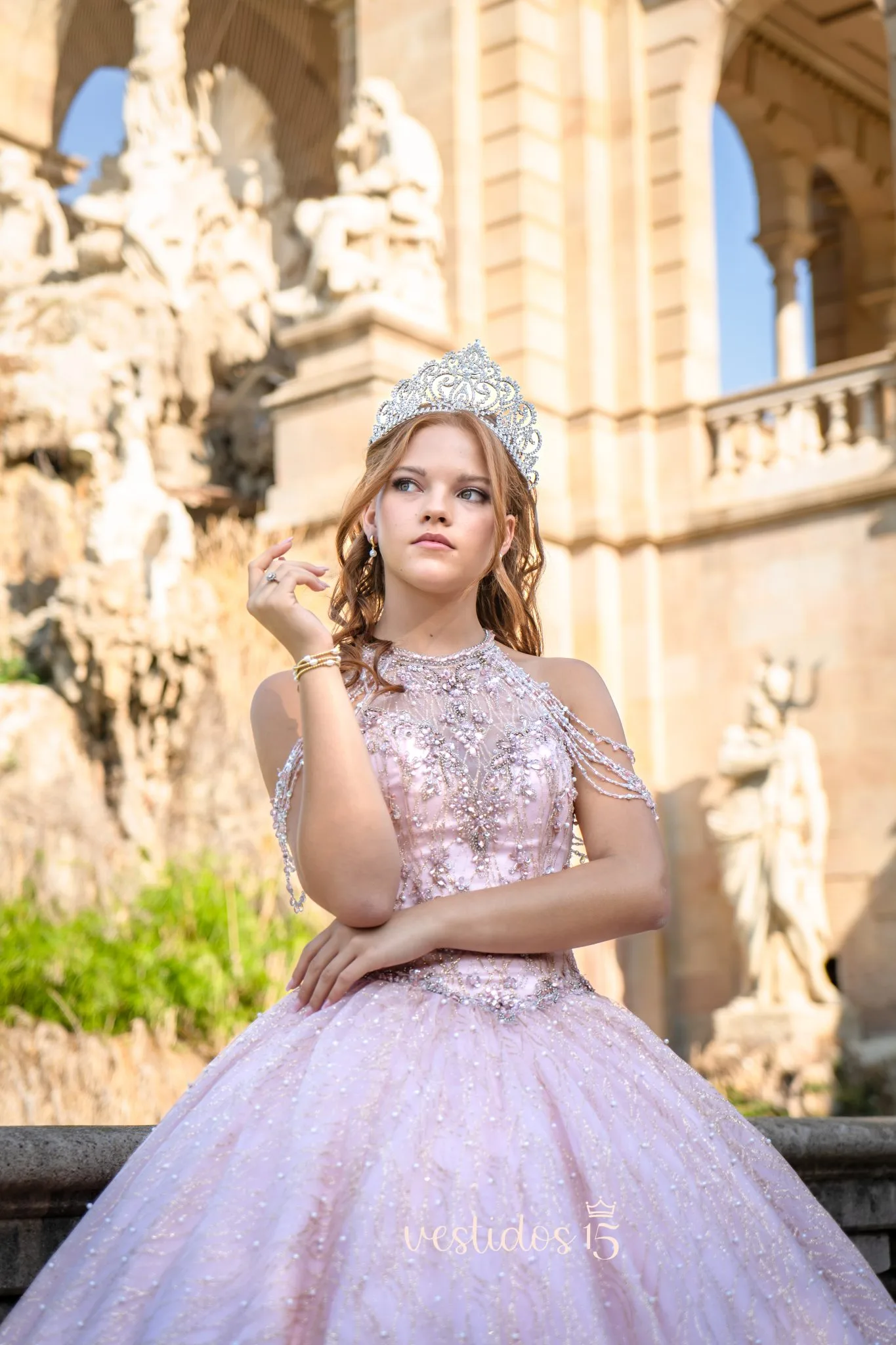 Vestido Leyre Rosa - Imagen 8