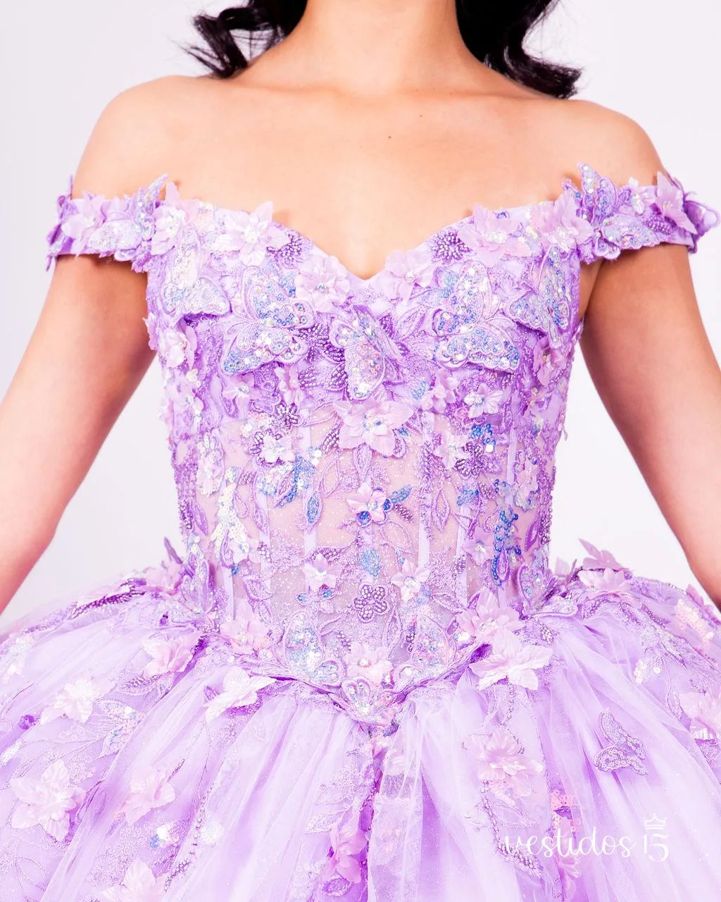Vestido Rosi Lila - Imagen 6