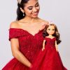 Muñeca Quinceañera Roja