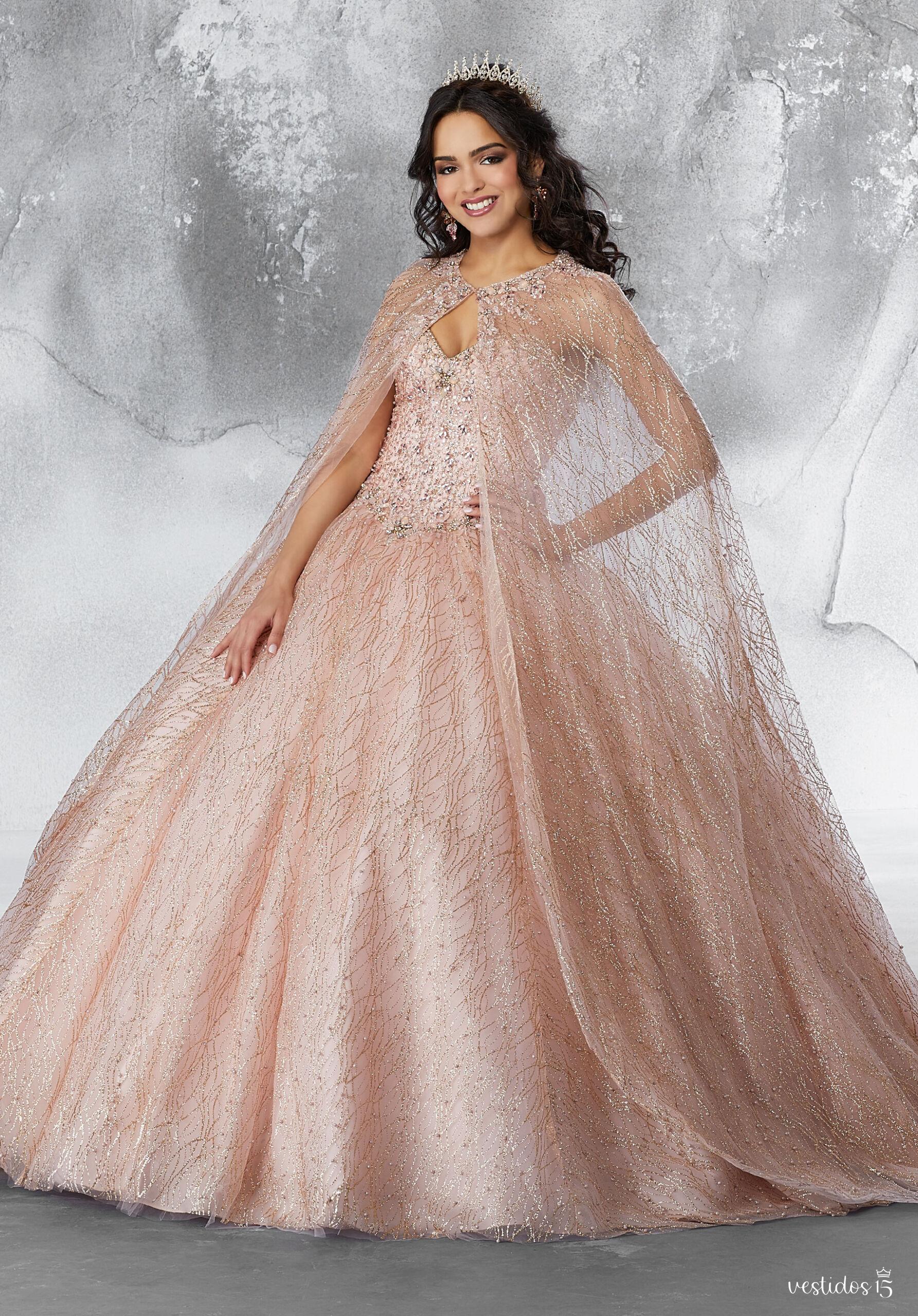 Vestido de 15 años Ambar Rosa Vestido de 15 años Ambar Rosa - Imagen 3