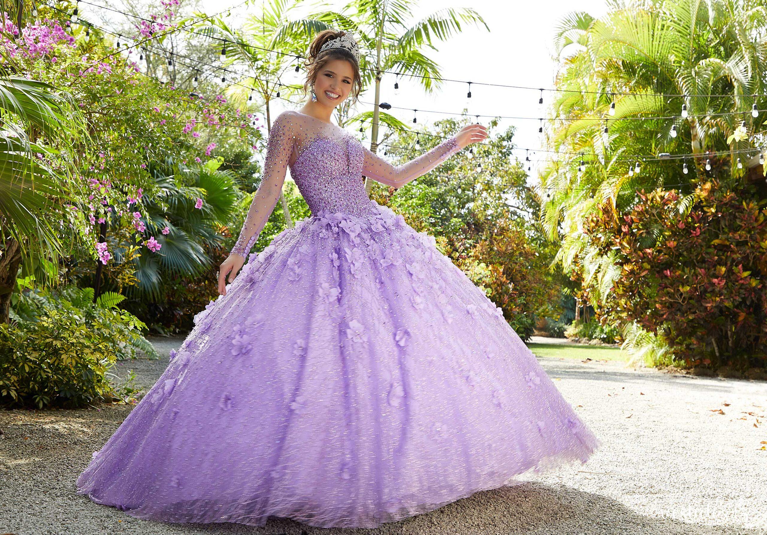 Alternative view of Vestido de 15 años Amelie Lila