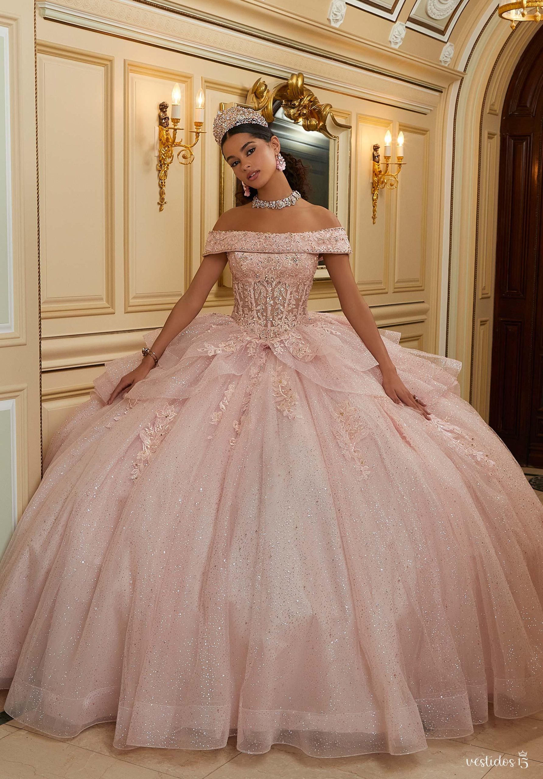 Vestido de 15 años Amelia Rosa