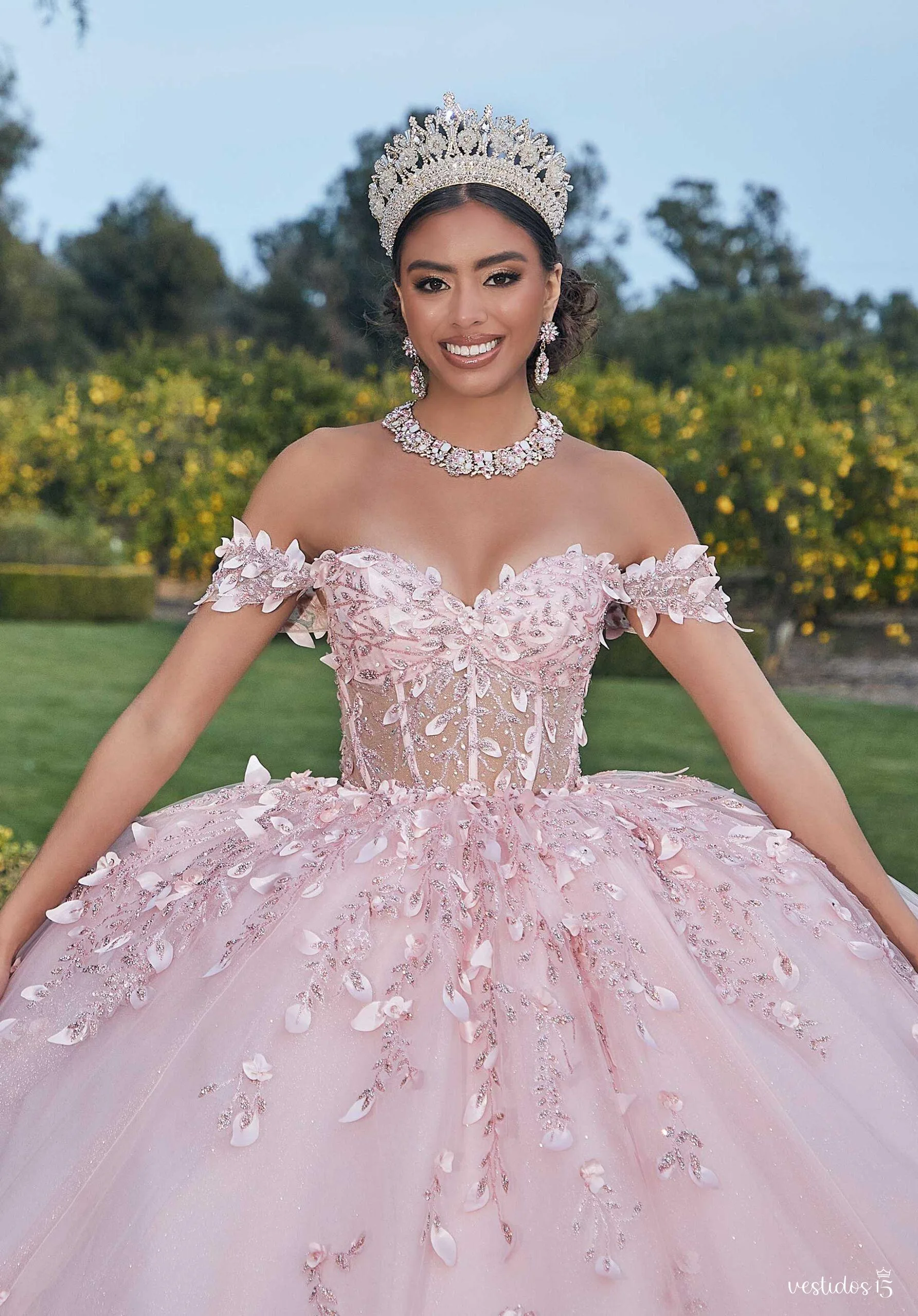 Alternative view of Vestido de 15 años Ángela Rosa Palo