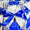 Invitación azul rey