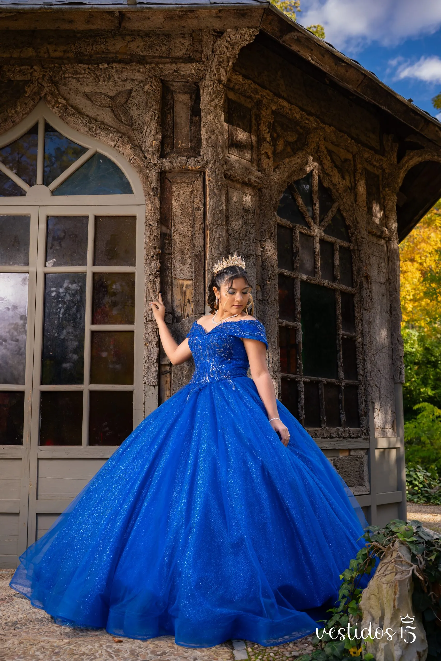 Vestido Ashley azul Rey