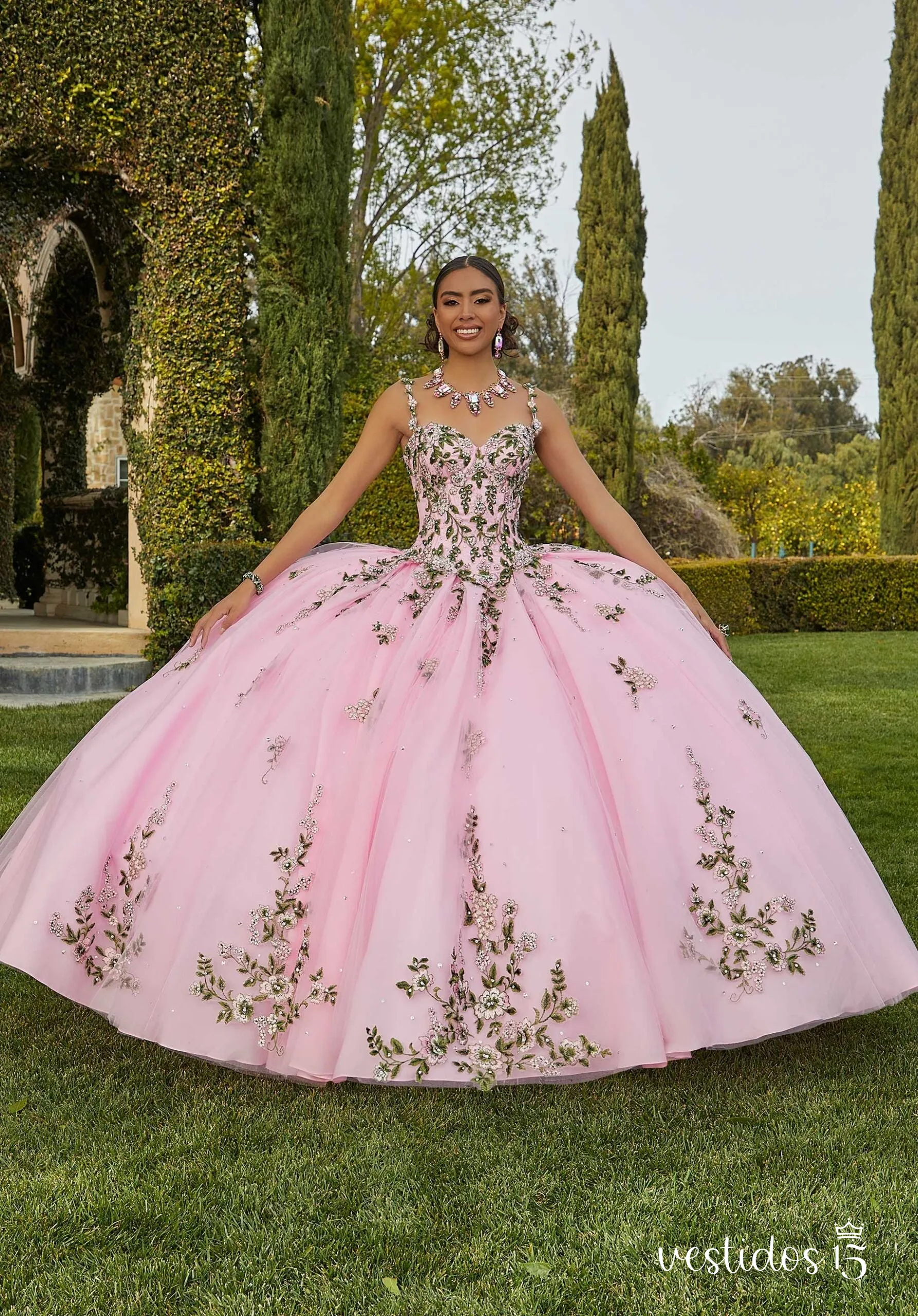 Vestido 15 rosa anastasia de Vestidos15 — calidad y estilo para ocasiones especiales