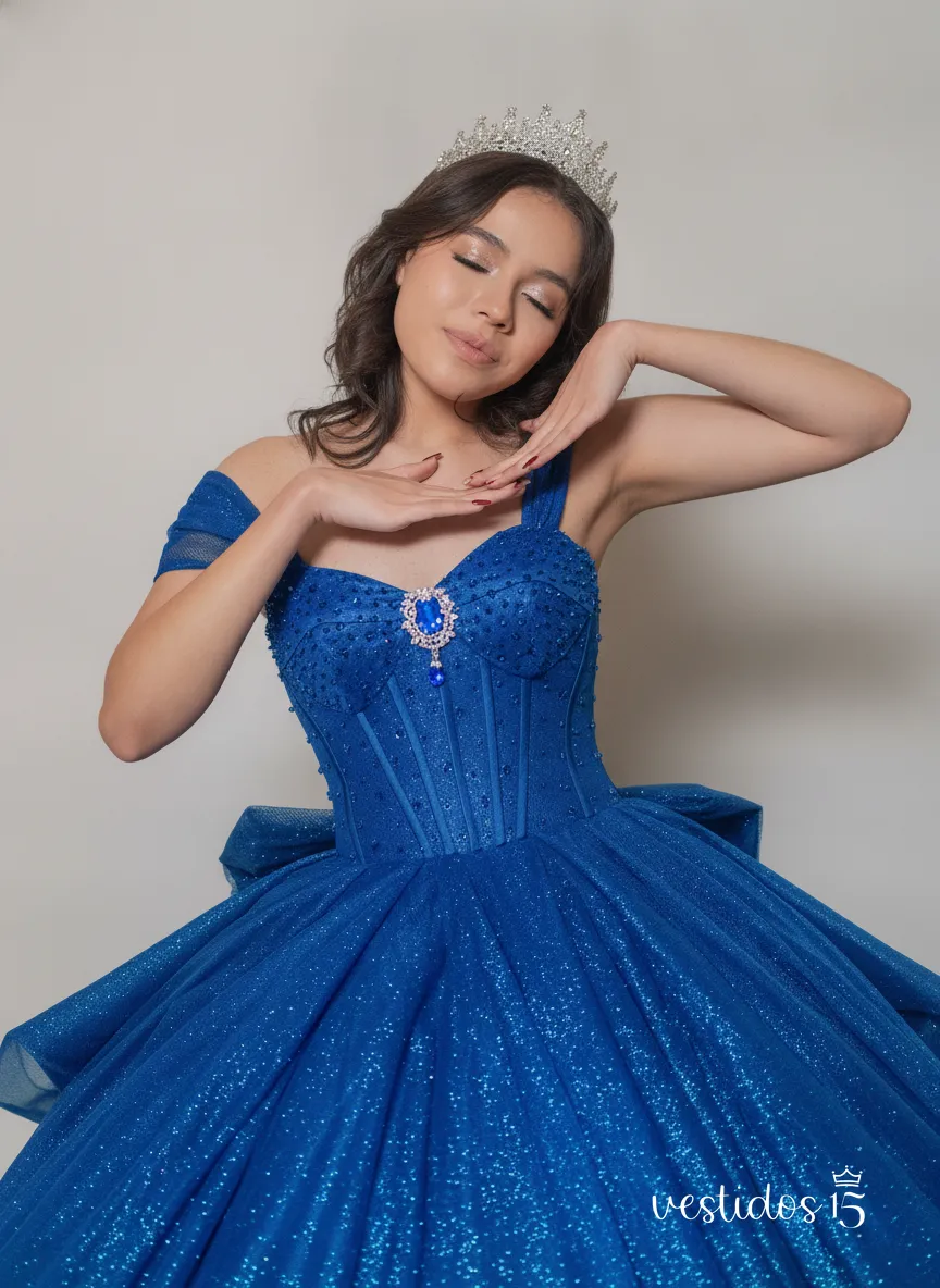 Vestido de 15 años Viviana Azul Rey