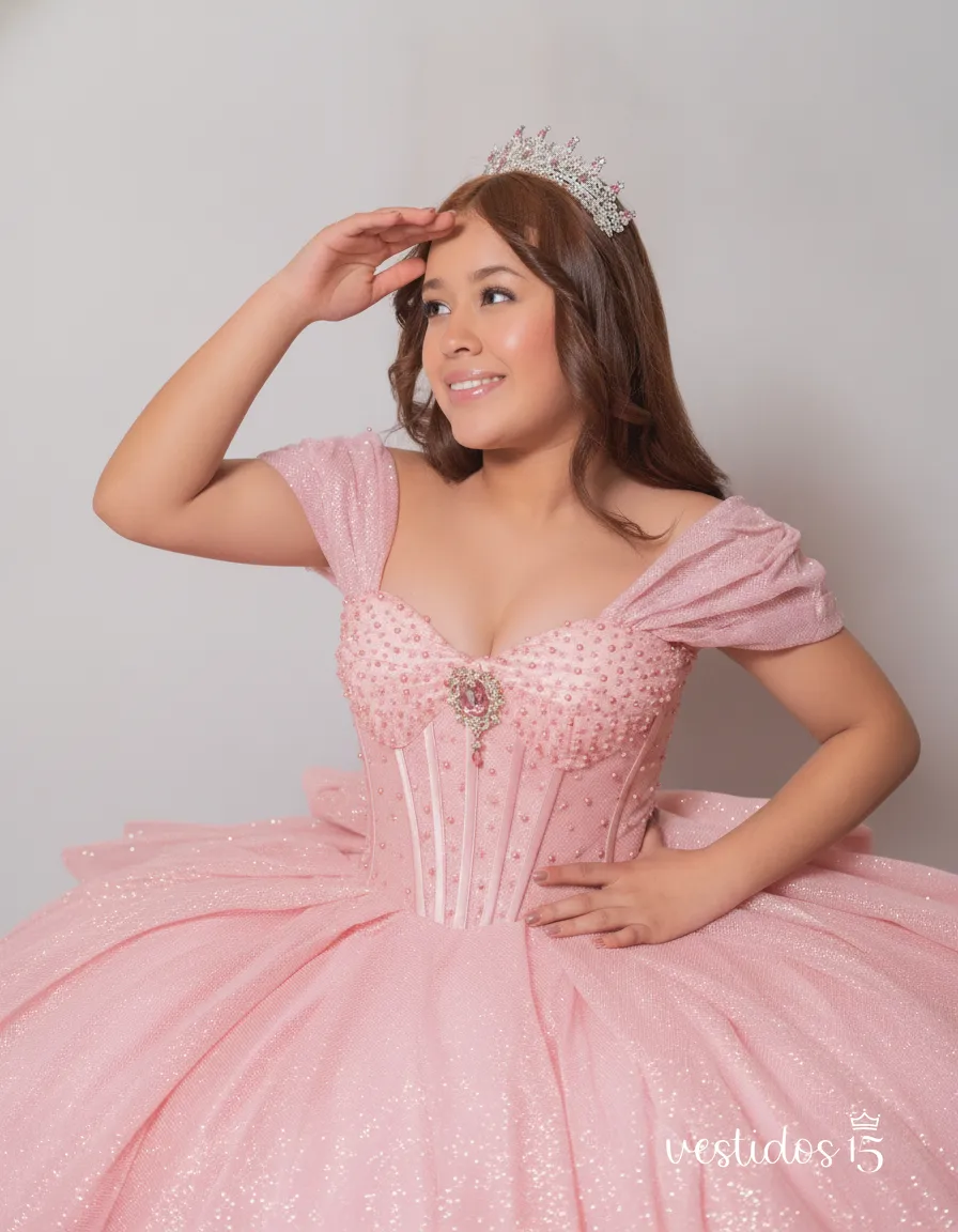 Vestido de 15 años Viviana Rosa