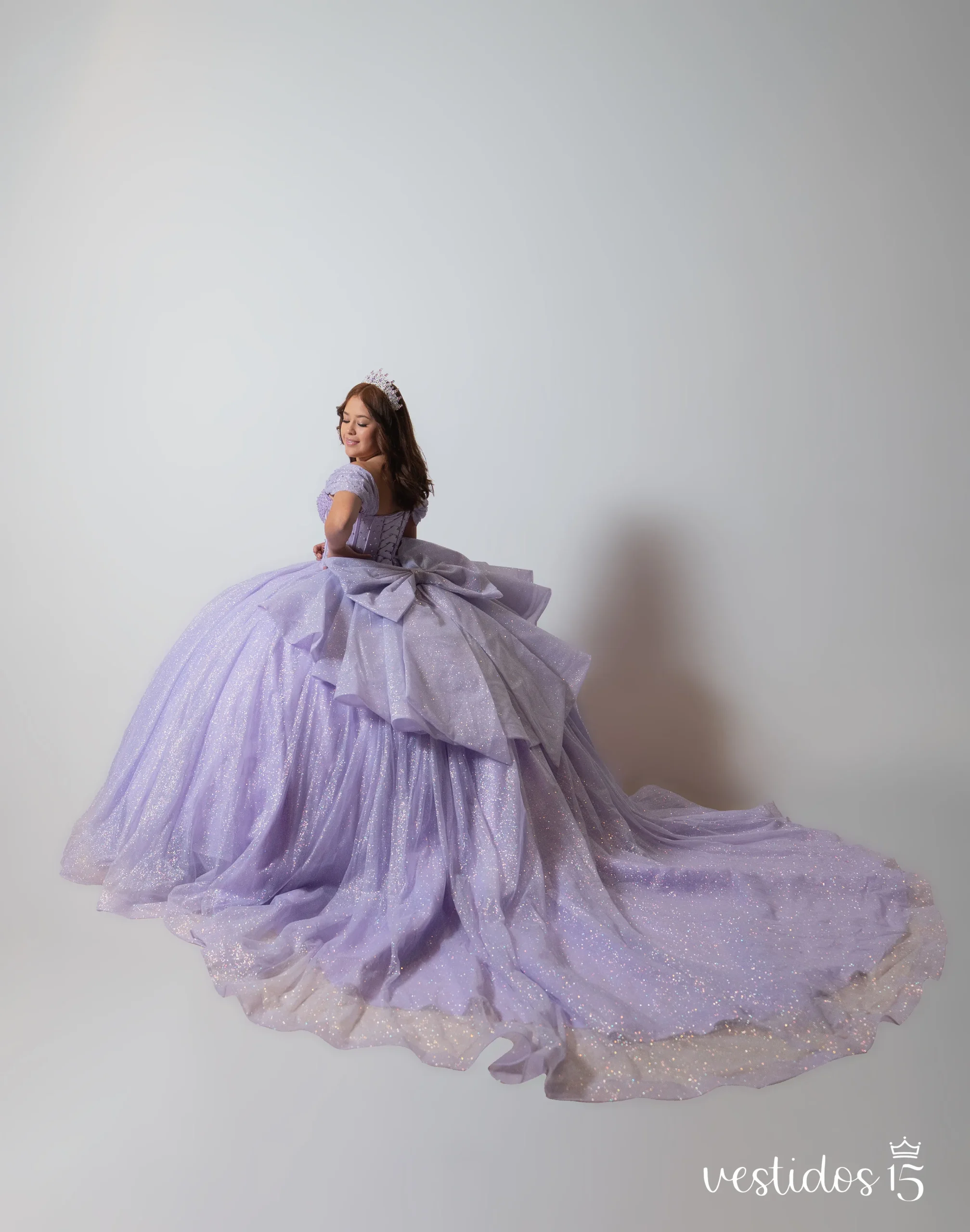 Alternative view of Vestido de 15 años Viviana Lila